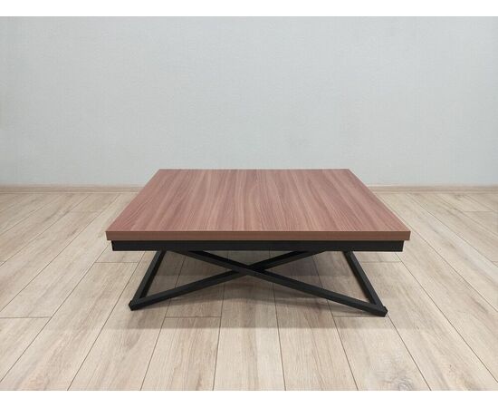 Стол трансформер Орфей 1, чёрный/шимо темный, изображение 4 | Интернет магазин мебели и декора LifeDekor