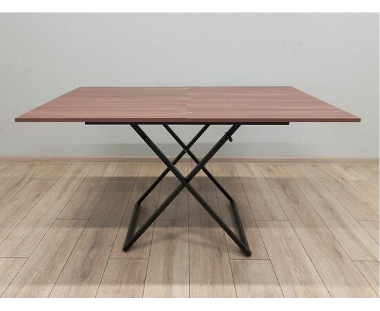 Стол трансформер Орфей 1, чёрный/шимо темный, изображение 15 | Интернет магазин мебели и декора LifeDekor