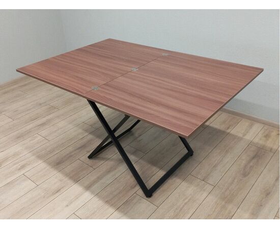 Стол трансформер Орфей 1, чёрный/шимо темный, изображение 12 | Интернет магазин мебели и декора LifeDekor