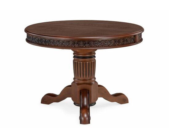 Стол деревянный Коул орех с коричневой патиной | Интернет магазин мебели и декора LifeDekor