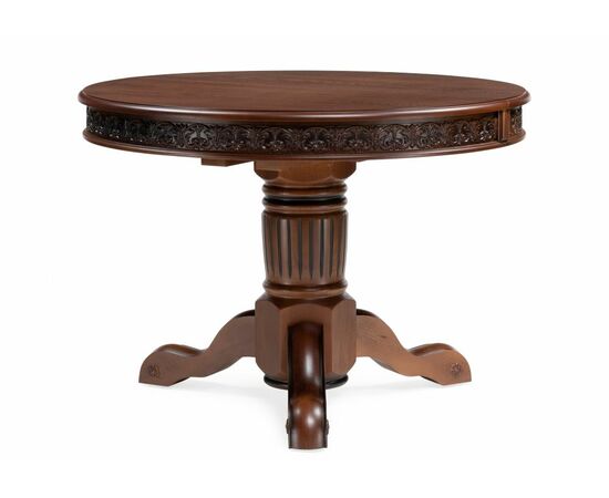 Стол деревянный Коул орех с коричневой патиной, изображение 2 | Интернет магазин мебели и декора LifeDekor