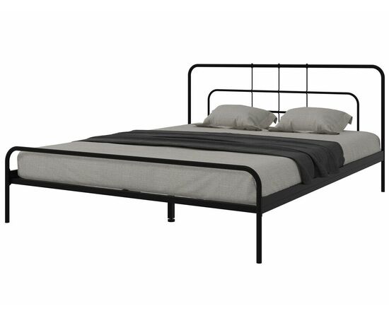 Кровать МОДЕНА 140, чёрный, изображение 5 | Интернет магазин мебели и декора LifeDekor