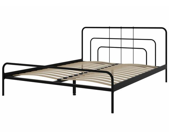 Кровать МОДЕНА 140, чёрный, изображение 2 | Интернет магазин мебели и декора LifeDekor