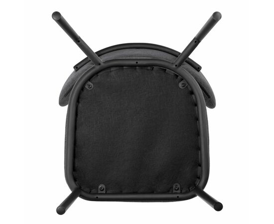 Стул Lucas 2 серый шенилл с чёрными ножками, изображение 9 | Интернет магазин мебели и декора LifeDekor