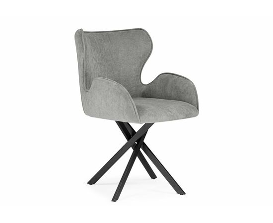 Стул на металлокаркасе Карлайл антрацитовый brendy stone 28 / черный, изображение 2 | Интернет магазин мебели и декора LifeDekor