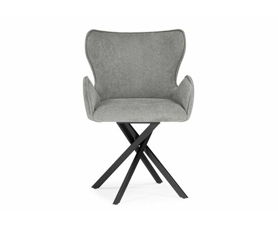 Стул на металлокаркасе Карлайл антрацитовый brendy stone 28 / черный, изображение 3 | Интернет магазин мебели и декора LifeDekor