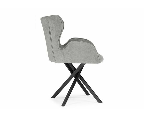 Стул на металлокаркасе Карлайл антрацитовый brendy stone 28 / черный, изображение 4 | Интернет магазин мебели и декора LifeDekor