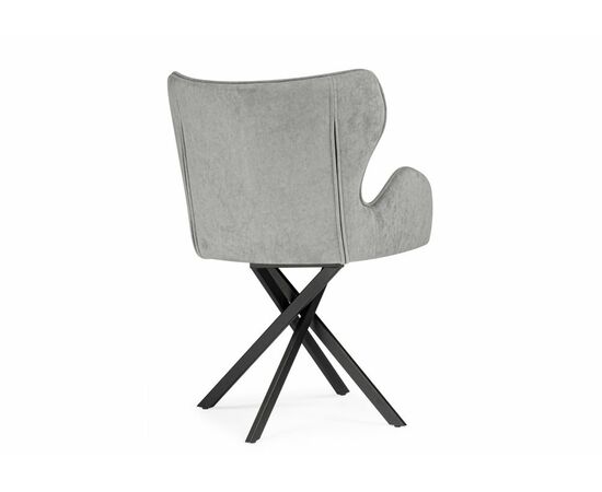 Стул на металлокаркасе Карлайл антрацитовый brendy stone 28 / черный, изображение 5 | Интернет магазин мебели и декора LifeDekor