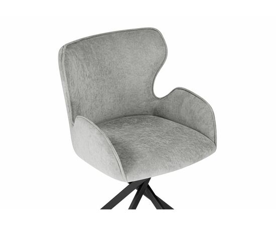 Стул на металлокаркасе Карлайл антрацитовый brendy stone 28 / черный, изображение 6 | Интернет магазин мебели и декора LifeDekor