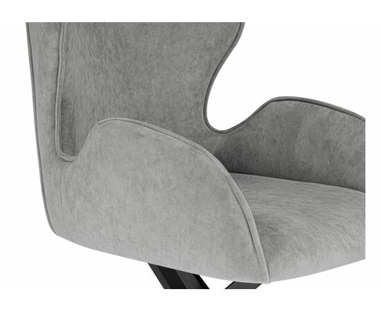 Стул на металлокаркасе Карлайл антрацитовый brendy stone 28 / черный, изображение 7 | Интернет магазин мебели и декора LifeDekor