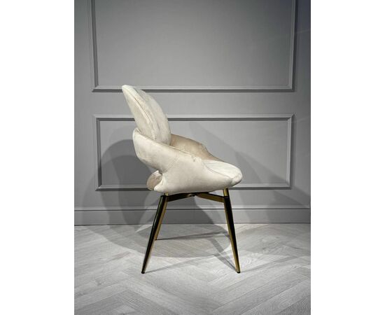 Стул обеденный Виола BS1377-BG-2, бежевый/золото, изображение 7 | Интернет магазин мебели и декора LifeDekor