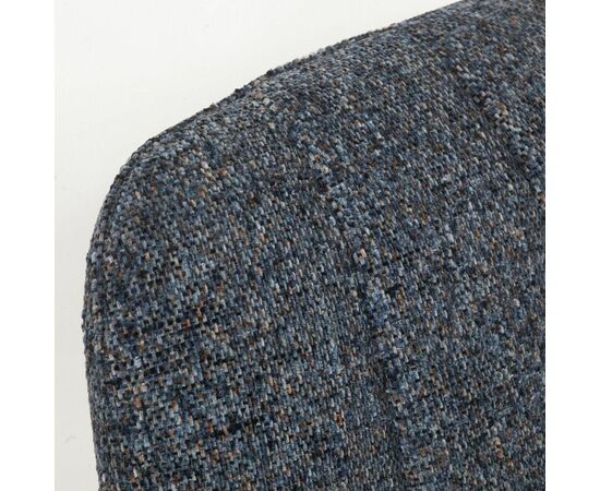 Кресло с кручением Mateo, букле биколорный синий, изображение 14 | Интернет магазин мебели и декора LifeDekor