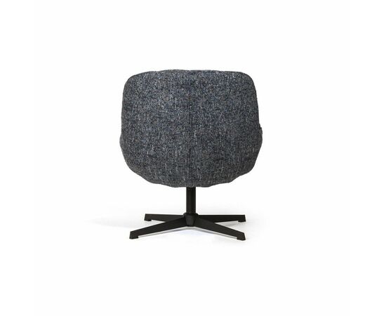 Кресло с кручением Mateo, букле биколорный синий, изображение 12 | Интернет магазин мебели и декора LifeDekor