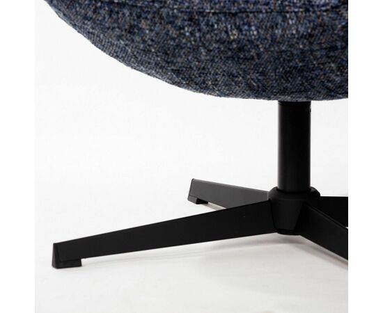 Кресло с кручением Mateo, букле биколорный синий, изображение 16 | Интернет магазин мебели и декора LifeDekor