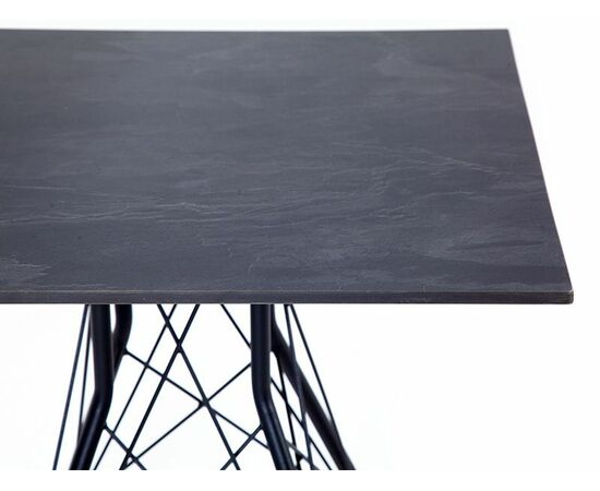 "Конте" интерьерный стол из HPL 70x70см, цвет "серый гранит", изображение 3 | Интернет магазин мебели и декора LifeDekor