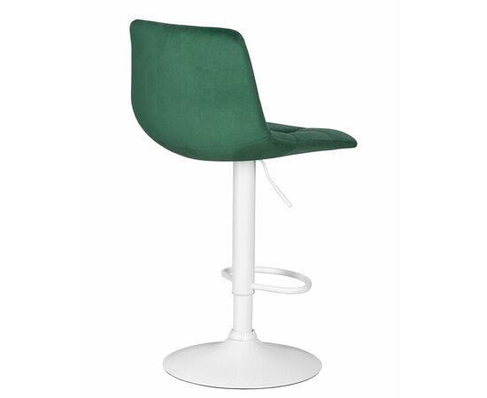 Стул барный DOBRIN TAILOR WHITE, зеленый велюр (MJ9-88), Вариант: зеленый велюр (MJ9-88), изображение 4 | Интернет магазин мебели и декора LifeDekor