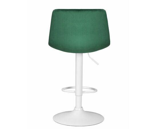 Стул барный DOBRIN TAILOR WHITE, зеленый велюр (MJ9-88), Вариант: зеленый велюр (MJ9-88), изображение 5 | Интернет магазин мебели и декора LifeDekor