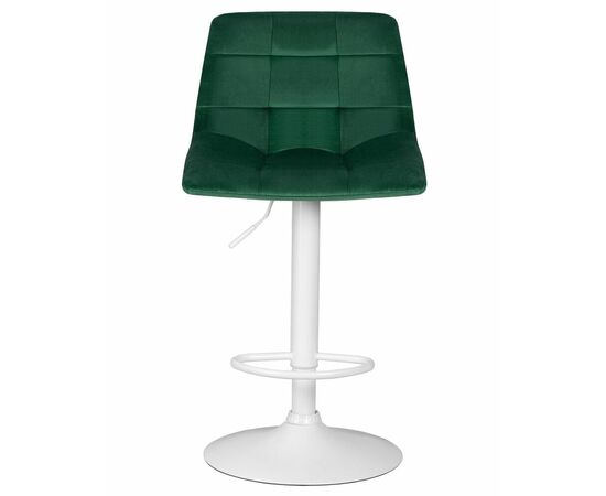 Стул барный DOBRIN TAILOR WHITE, зеленый велюр (MJ9-88), Вариант: зеленый велюр (MJ9-88), изображение 6 | Интернет магазин мебели и декора LifeDekor