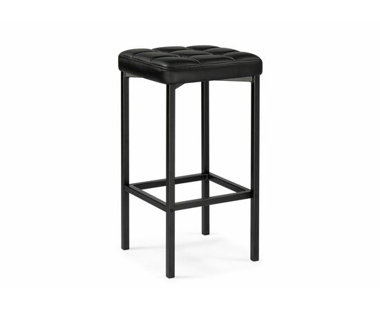 Барный стул Лофт кож.зам. d6 / черный матовый | Интернет магазин мебели и декора LifeDekor