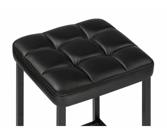 Барный стул Лофт кож.зам. d6 / черный матовый, изображение 4 | Интернет магазин мебели и декора LifeDekor