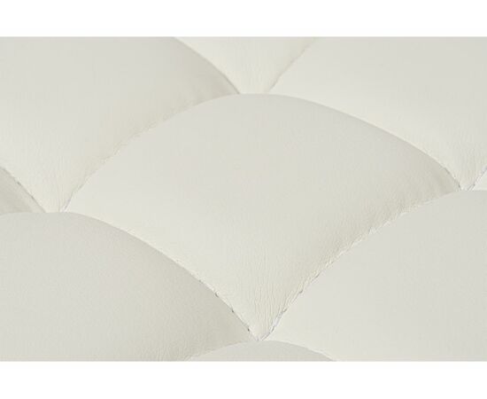 Барный стул Лофт кож.зам. линкольн белый / белый матовый, изображение 6 | Интернет магазин мебели и декора LifeDekor