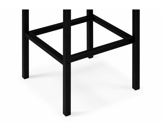 Барный стул Лофт микровелюр катания блэк / черный матовый, изображение 7 | Интернет магазин мебели и декора LifeDekor