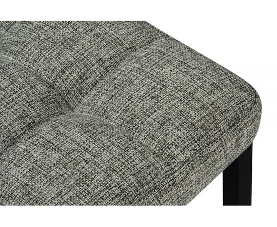 Барный стул Лофт рогожка графит / черный матовый, изображение 5 | Интернет магазин мебели и декора LifeDekor