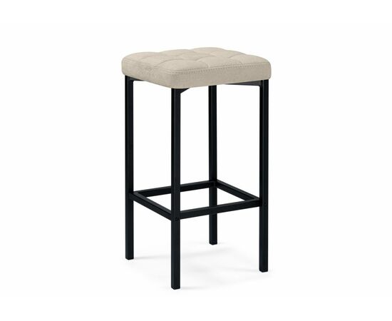 Барный стул Лофт ткань канди крем / черный матовый | Интернет магазин мебели и декора LifeDekor