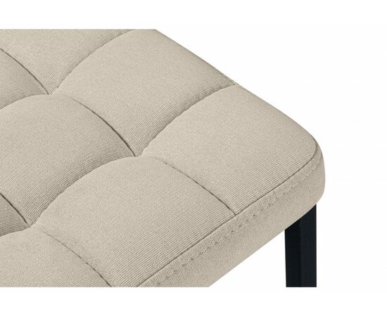 Барный стул Лофт ткань канди крем / черный матовый, изображение 5 | Интернет магазин мебели и декора LifeDekor