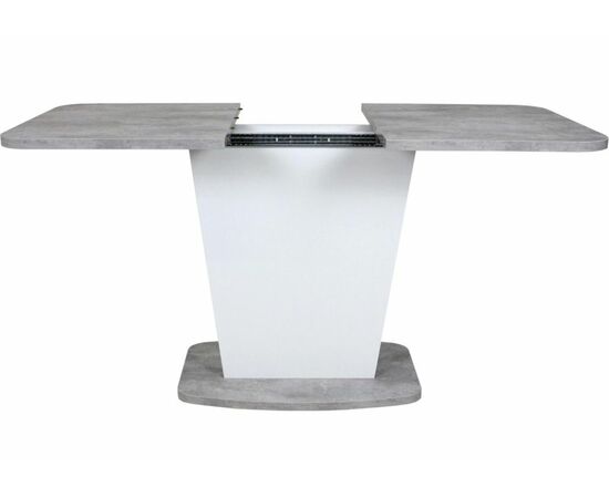 Стол деревянный Комфорт цемент светлый / белый, изображение 7 | Интернет магазин мебели и декора LifeDekor