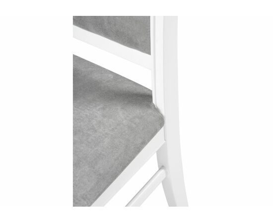 Стул деревянный Авелин серый / белый, изображение 6 | Интернет магазин мебели и декора LifeDekor