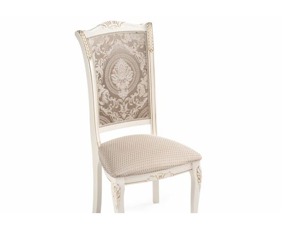 Стул деревянный Керия ткань бежевый / слоновая кость, изображение 5 | Интернет магазин мебели и декора LifeDekor