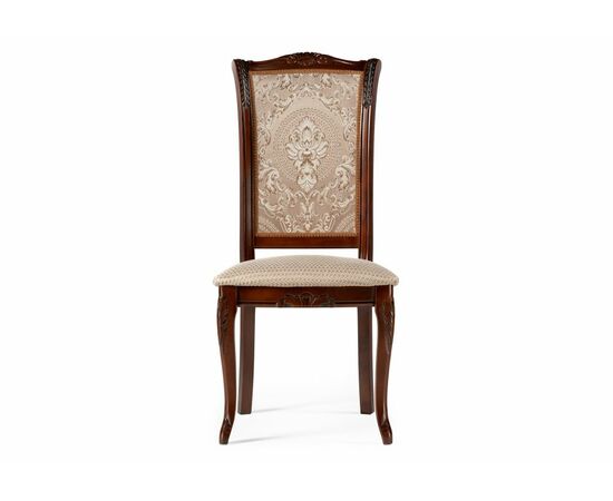 Стул деревянный Керия ткань бежевый / вишня, изображение 2 | Интернет магазин мебели и декора LifeDekor