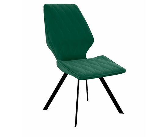 Стул DikLine 242M K13 изумруд, ножки черные | Интернет магазин мебели и декора LifeDekor