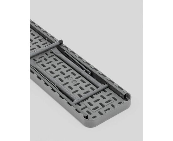 Скамейка складная 152*25*42 см серая, изображение 6 | Интернет магазин мебели и декора LifeDekor