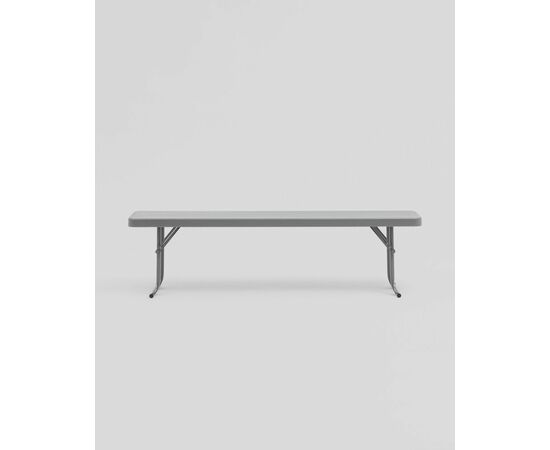 Скамейка складная 152*25*42 см серая, изображение 3 | Интернет магазин мебели и декора LifeDekor