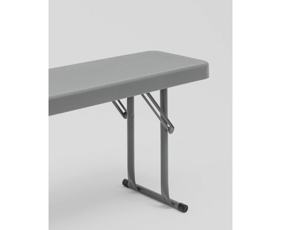 Скамейка складная 152*25*42 см серая, изображение 5 | Интернет магазин мебели и декора LifeDekor