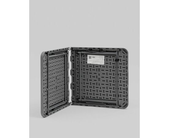 Стол-чемодан складной 122*61*74 см с регулировкой высоты серый, изображение 7 | Интернет магазин мебели и декора LifeDekor