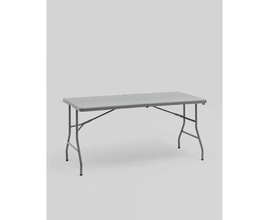 Стол-чемодан складной 152*74*74 серый, изображение 2 | Интернет магазин мебели и декора LifeDekor