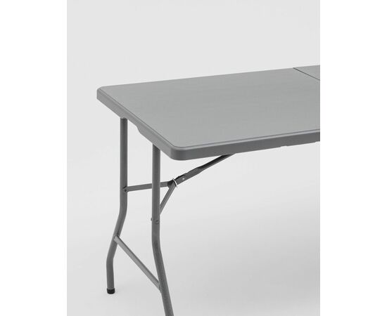 Стол-чемодан складной 152*74*74 серый, изображение 4 | Интернет магазин мебели и декора LifeDekor