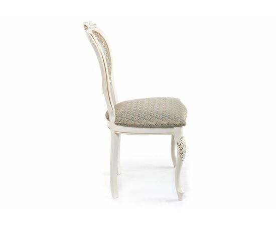 Стул деревянный Adriano 2 молочный с патиной, изображение 3 | Интернет магазин мебели и декора LifeDekor