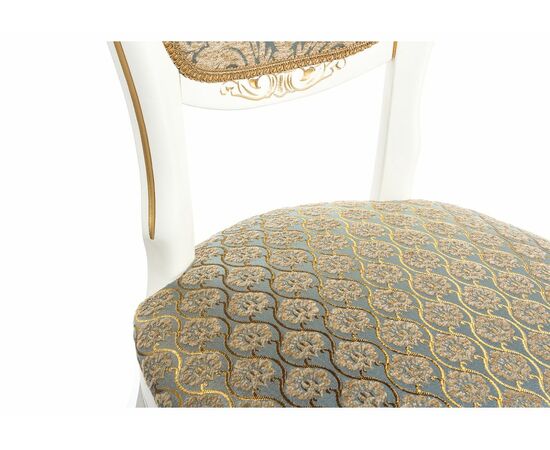 Стул деревянный Adriano 2 молочный с патиной, изображение 9 | Интернет магазин мебели и декора LifeDekor