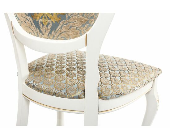 Стул деревянный Adriano 2 молочный с патиной, изображение 13 | Интернет магазин мебели и декора LifeDekor