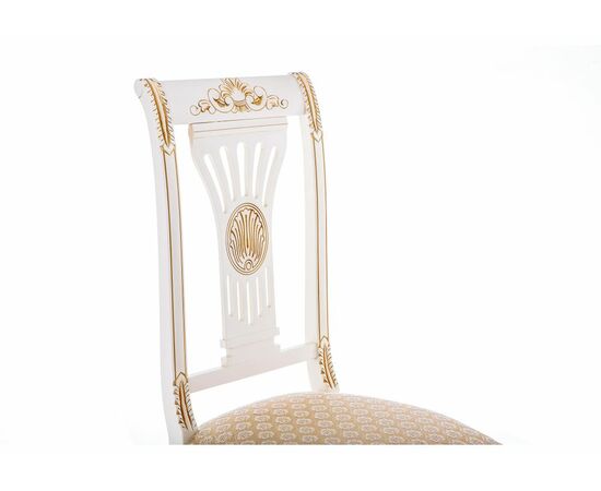 Стул деревянный Roy W/З молочный с патиной, изображение 6 | Интернет магазин мебели и декора LifeDekor