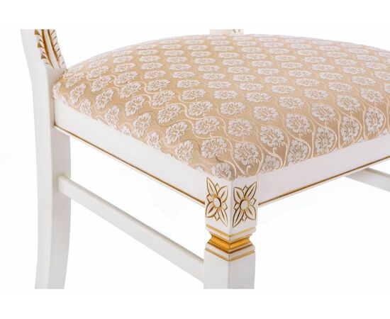 Стул деревянный Roy W/З молочный с патиной, изображение 10 | Интернет магазин мебели и декора LifeDekor