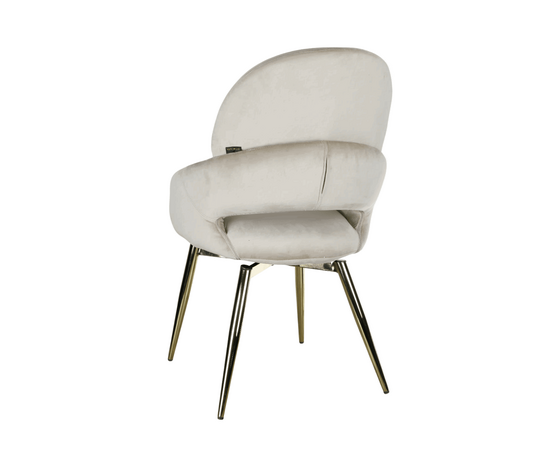 Стул обеденный Виола BS1377-BG-2, бежевый/золото, изображение 4 | Интернет магазин мебели и декора LifeDekor