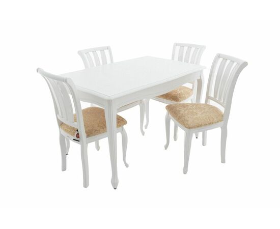 Стол Кабриоль, Белый, изображение 6 | Интернет магазин мебели и декора LifeDekor