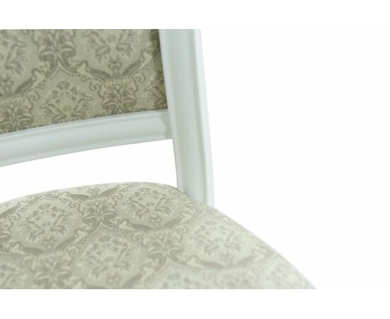 Стул Кабриоль, Белый, ткань Маркиз 99/2, изображение 5 | Интернет магазин мебели и декора LifeDekor