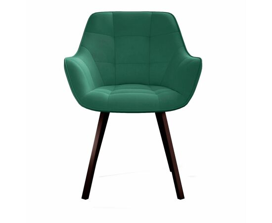 Стул DikLine 252 М поворотный, Z39 авокадо, ножки черные, изображение 2 | Интернет магазин мебели и декора LifeDekor