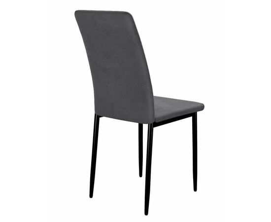 Стул DikLine 272 B28 ANTRACITE, ножки черные, изображение 3 | Интернет магазин мебели и декора LifeDekor